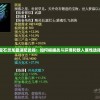 探讨宝石灵龙最适配武器：如何根据战斗环境和敌人属性选择装备