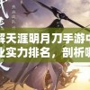 详解天涯明月刀手游中各职业实力排名，剖析哪个职业最厉害并提供选择建议