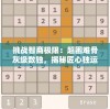 挑战智商极限：超困难骨灰级数独，揭秘匠心独运的解决策略和隐晦的数学奥秘