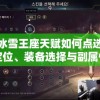 详解冰雪王座天赋如何点选：职业定位、装备选择与副属性加点策略分析