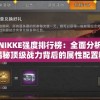 胜利女神NIKKE强度排行榜：全面分析力度级别，揭秘顶级战力背后的属性配置秘密