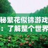 探秘繁花似锦游戏入口：了解整个世界的紧张刺激与独特魅力