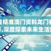 全网最精准澳门资料龙门客栈澳管家婆,深度探索未来生活新趋势_DP版.7.29