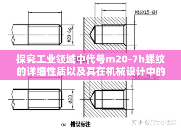 探究工业领域中代号m20-7h螺纹的详细性质以及其在机械设计中的实际应用