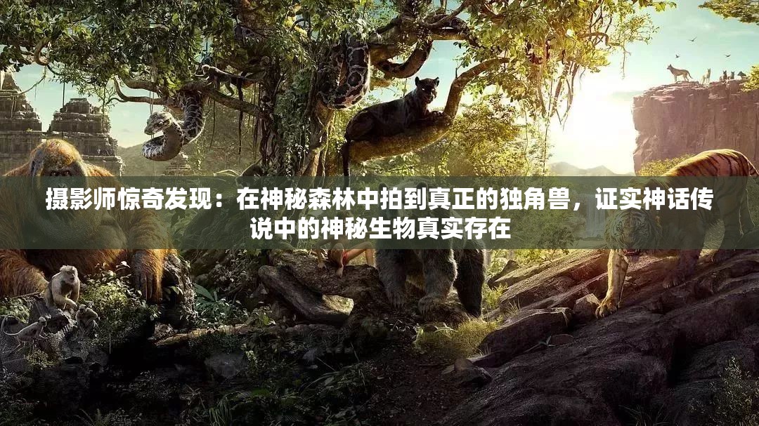 摄影师惊奇发现：在神秘森林中拍到真正的独角兽，证实神话传说中的神秘生物真实存在