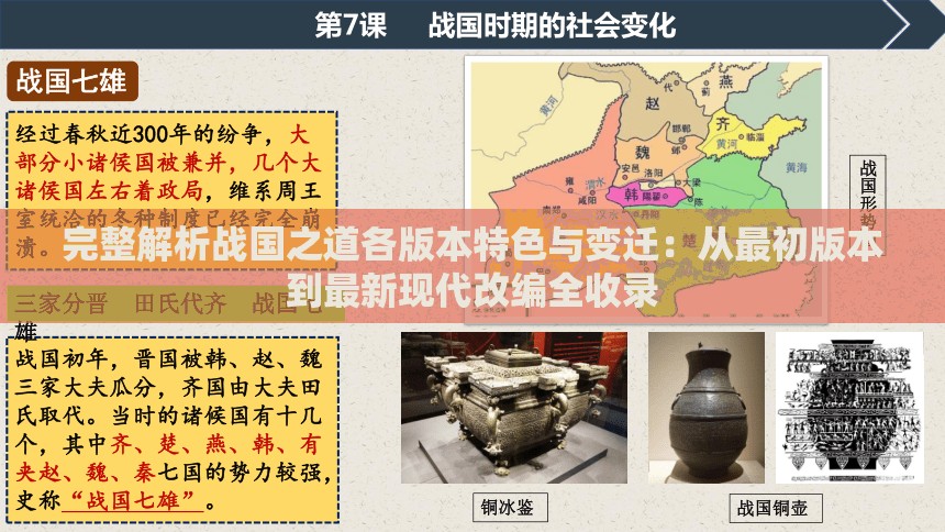 完整解析战国之道各版本特色与变迁：从最初版本到最新现代改编全收录