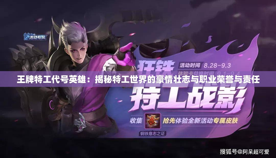王牌特工代号英雄：揭秘特工世界的豪情壮志与职业荣誉与责任