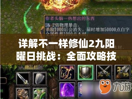 详解不一样修仙2九阳曜日挑战：全面攻略技巧与隐藏要点解析助你轻松通关
