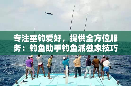 专注垂钓爱好，提供全方位服务：钓鱼助手钓鱼派独家技巧与装备指南分享