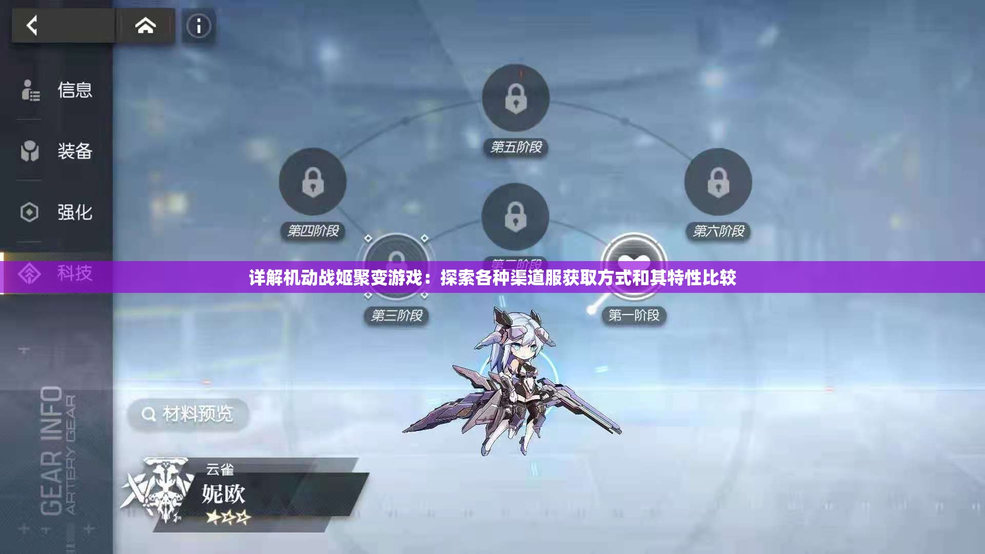 详解机动战姬聚变游戏：探索各种渠道服获取方式和其特性比较