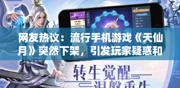网友热议：流行手机游戏《天仙月》突然下架，引发玩家疑惑和不满