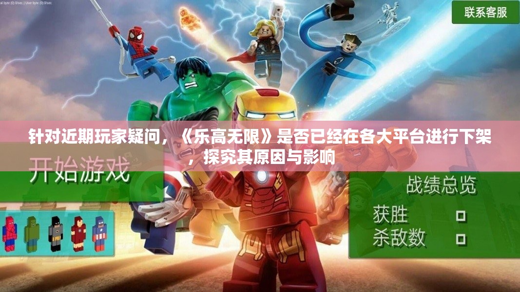 针对近期玩家疑问，《乐高无限》是否已经在各大平台进行下架，探究其原因与影响