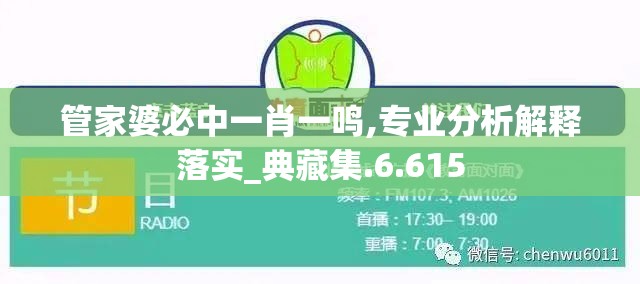 管家婆必中一肖一鸣,专业分析解释落实_典藏集.6.615