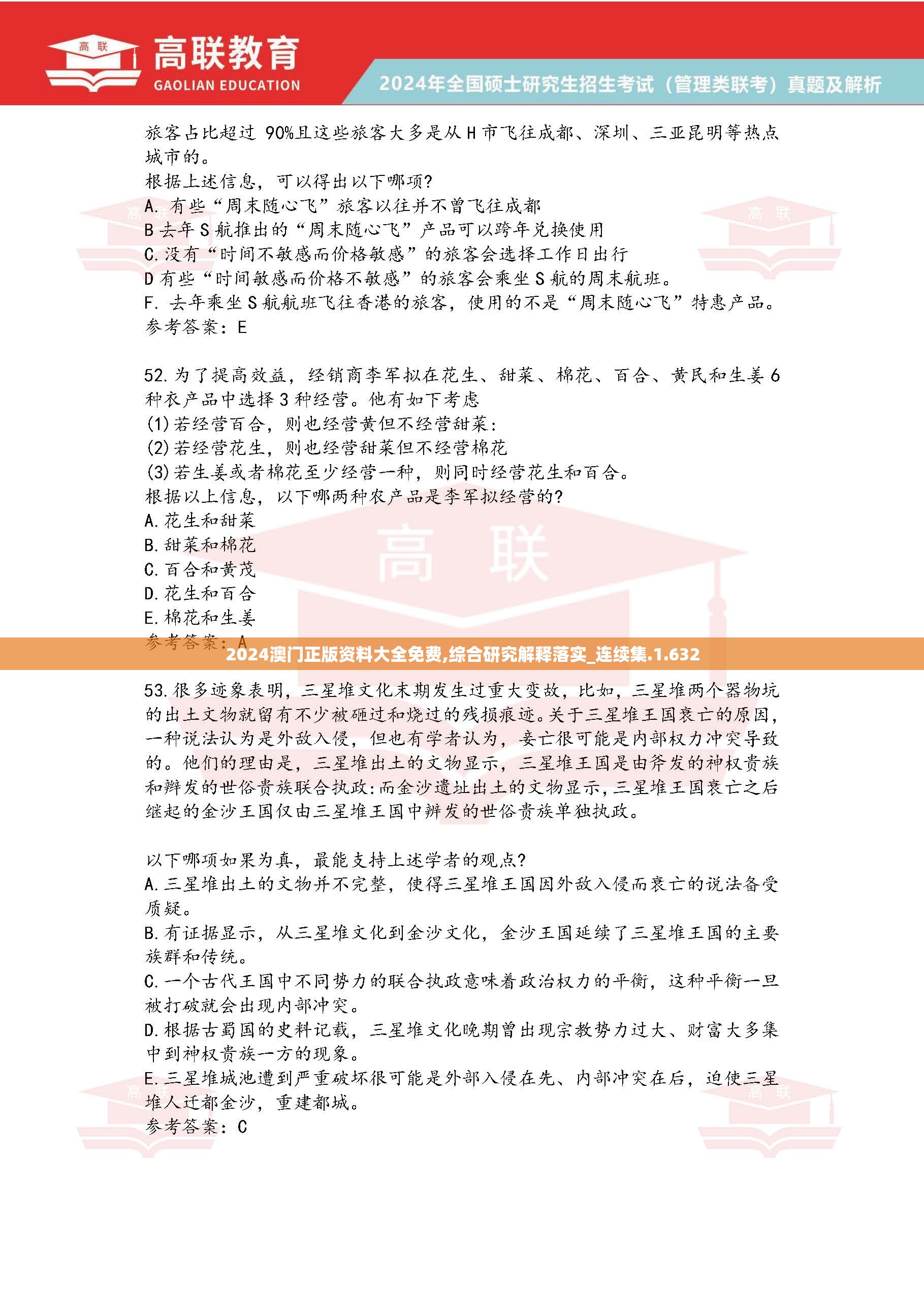 2024澳门正版资料大全免费,综合研究解释落实_连续集.1.632