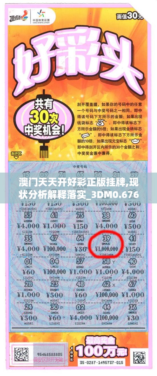 澳门天天开好彩正版挂牌,现状分析解释落实_3DM0.676