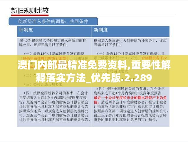 澳门内部最精准免费资料,重要性解释落实方法_优先版.2.289