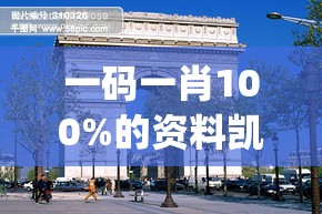 一码一肖100%的资料凯旋门图片,权威数据解释落实_终极版.9.277