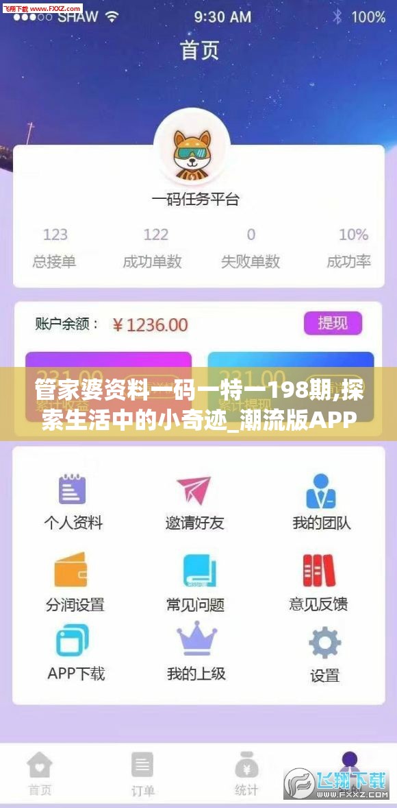 管家婆资料一码一特一198期,探索生活中的小奇迹_潮流版APP.0.308