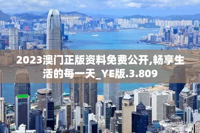 2023澳门正版资料免费公开,畅享生活的每一天_YE版.3.809