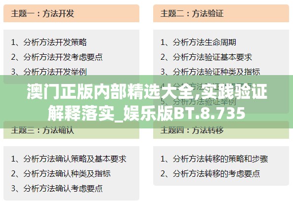 澳门正版内部精选大全,实践验证解释落实_娱乐版BT.8.735