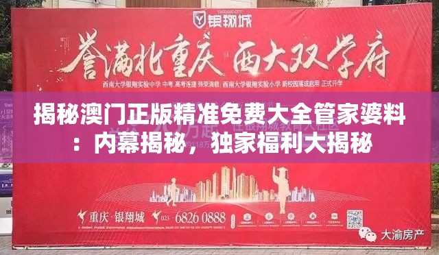 揭秘澳门正版精准免费大全管家婆料：内幕揭秘，独家福利大揭秘