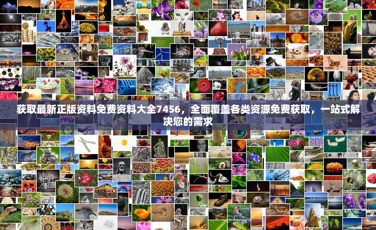 获取最新正版资料免费资料大全7456，全面覆盖各类资源免费获取，一站式解决您的需求
