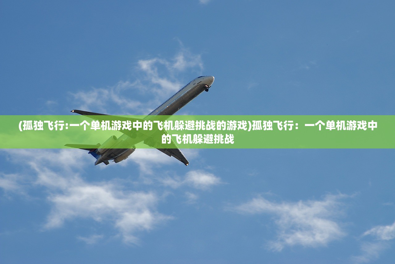 (孤独飞行:一个单机游戏中的飞机躲避挑战的游戏)孤独飞行：一个单机游戏中的飞机躲避挑战