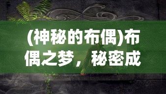 (神秘的布偶)布偶之梦，秘密成就之探索